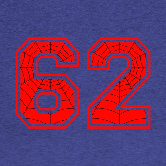 Number 62 by TWOFISTEDTEES